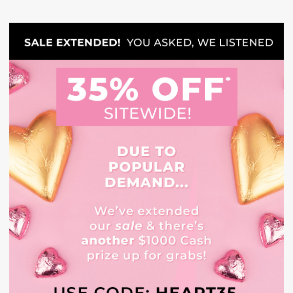 Sweeter than EVER! 35% off extended for 48 hours! 💖