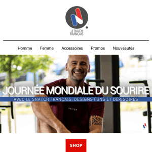 UNE MARQUE FUN POUR LA JOURNÉE MONDIALE DU SOURIRE😁🌍