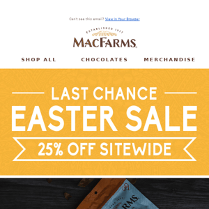 Last Chance To Save During Our Easter Sale! 🐰
