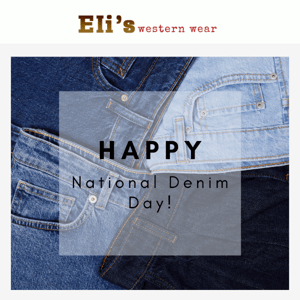 Happy National Denim Day! 👖