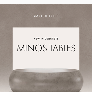 Introducing the Industrial Elegance: Explore Our New Concrete Minos Collection!