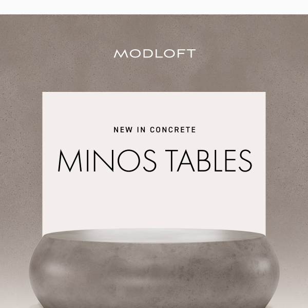 Introducing the Industrial Elegance: Explore Our New Concrete Minos Collection!