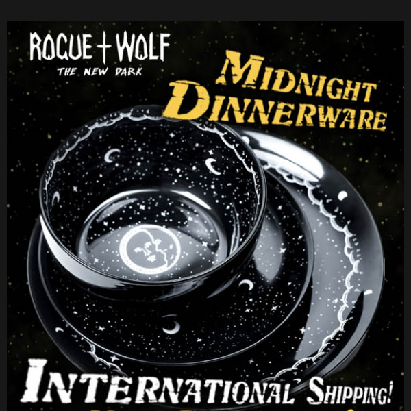 Huge News! Midnight Dinnerware is going International!