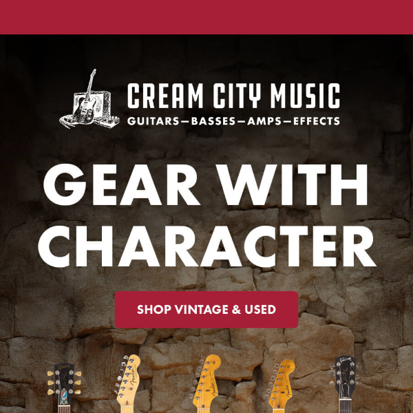 GEAR WITH CHARACTER: Shop Our Latest Vintage & Used Arrivals