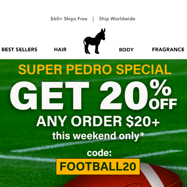 Super Pedro Deal! 🏈🐴