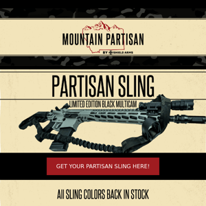 Black Multicam Partisan Sling Drop!