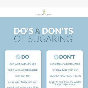 Are YOU Doing These Things When Sugaring? 🤔