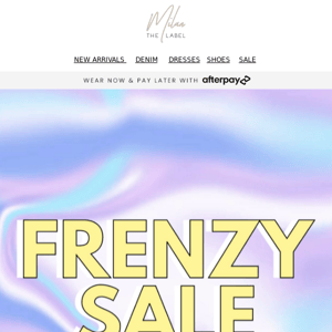 30% OFF EVERYTHING 🔥 CLICK FRENZY SALE