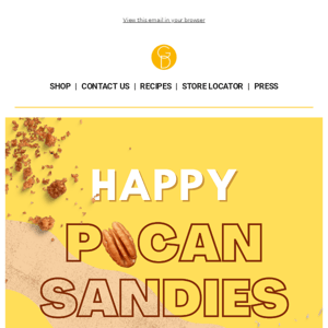 Happy Pecan Sandies Day!