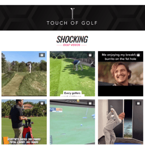 😮 Shocking Golf Videos