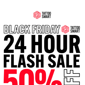 BLACK FRIDAY 24 hour flash sale!