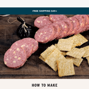 How To: Habanero Cheddar Summer Sausage