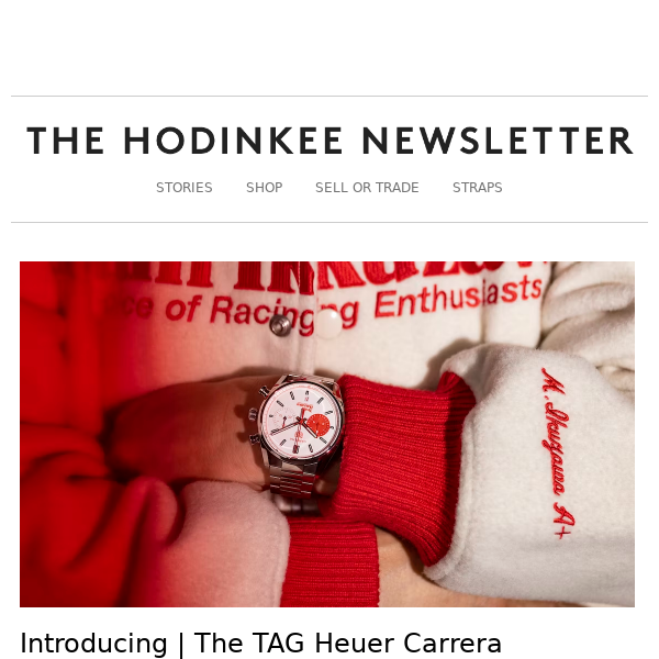 Introducing: TAG Heuer Carrera Chronograph x Team Ikuzawa by Bamford