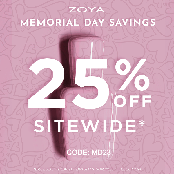 25% Off Zoya: Stock Up on Your Favorites Now!