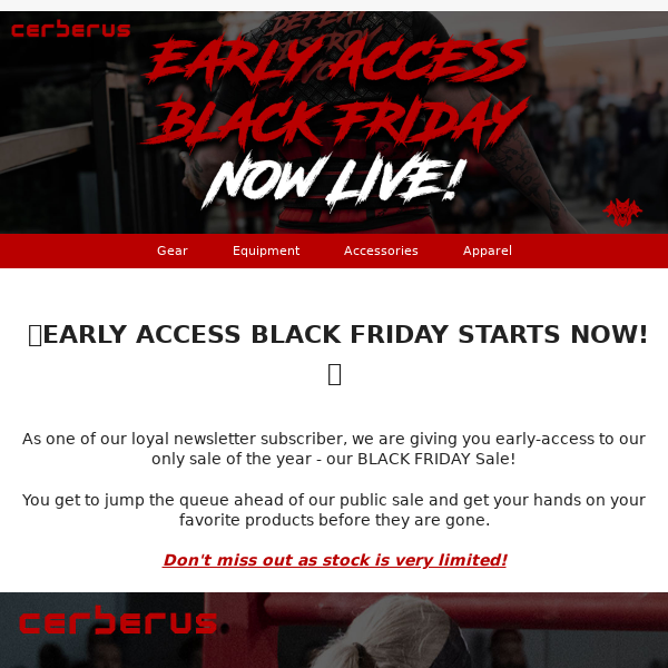🔥 Early Access Black Friday Starts Now 🔥