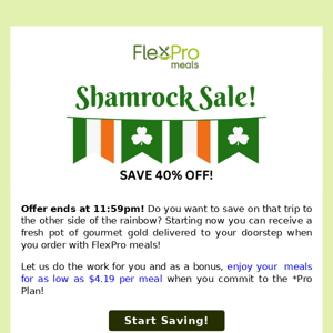 💚 Shamrock Sale Ends In a Few Hours💚