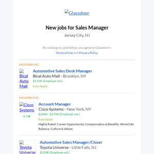 Territory Sales Manager at Eleganza Tiles and 14 more jobs in Jersey City, NJ for you. Apply Now.