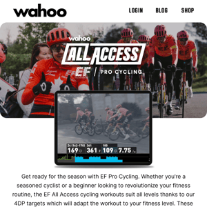 Introducing Wahoo X ALL ACCESS.