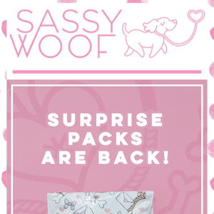 50% OFF SURPRISE PACKS IS BACK! 🤗