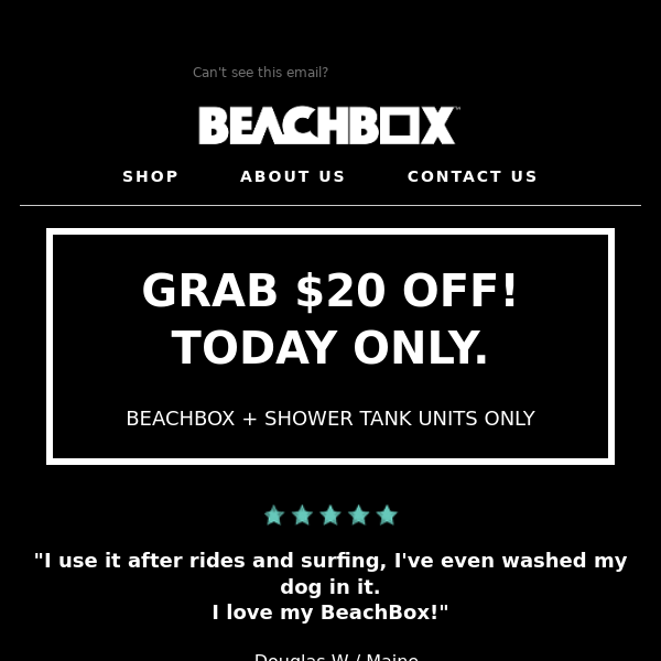 💦 BEACHBOX MEMORIAL DAY SALE