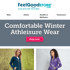 Save on Comfortable Winter Athleisure Wear