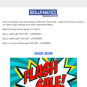 Celebrate With Us And SAVE BIG -  Flash Sale Live!
