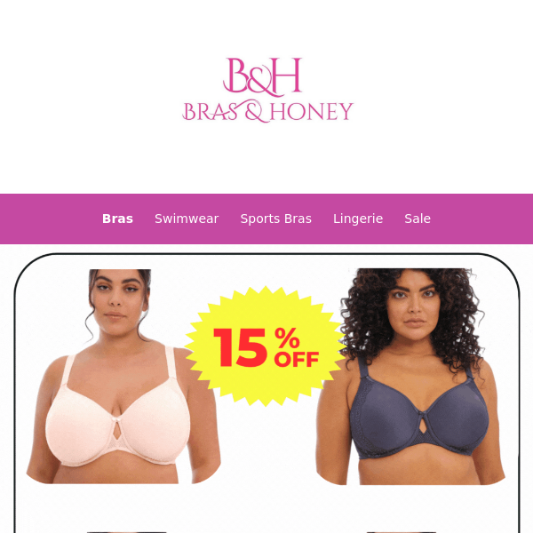 ❤️ Sale Weekend!⌚15% OFF Everything 😍 While Stocks Last. - Bras & Honey