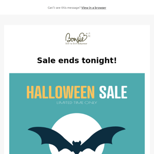 Halloween Sale: 25% off with code BOO