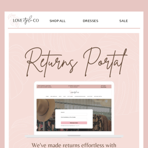 💖 Effortless returns with our NEW Returns Portal!