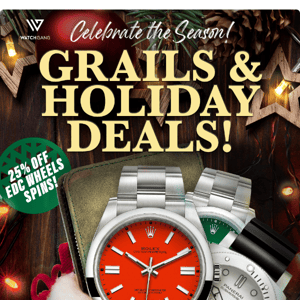 Rolex Spotlight and 25% Off EDC Wheel