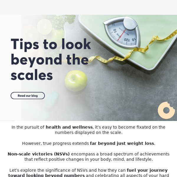 How to look beyond the scales in your weight loss journey ⚖️