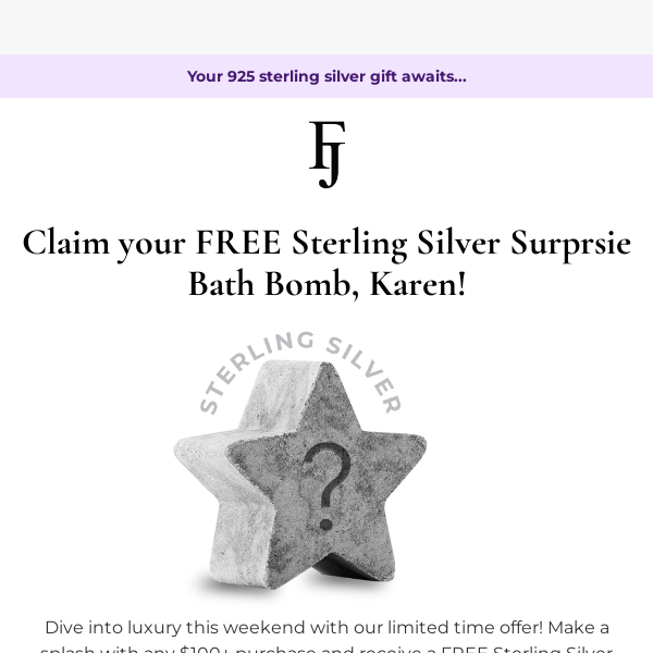 Sterling Silver Surprise: Your Weekend Treat! ✨