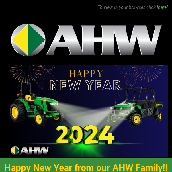 Happy New Year from AHW!!!!