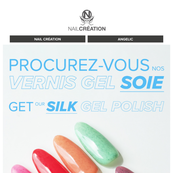 Nail Création - NOS VERNIS GEL SOIE À SEULEMENT 4,99$ 😱 Our silk gel  polishes for only $4,99$ - Nail Création