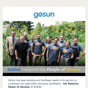 GoSun Supports The People Of Ukraine! 🕊️