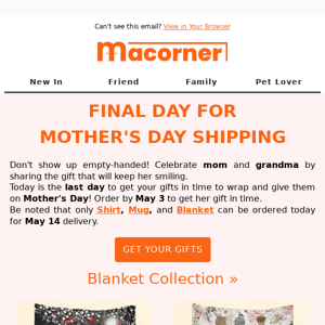 Last Chance for Mother's Day Gift ❗