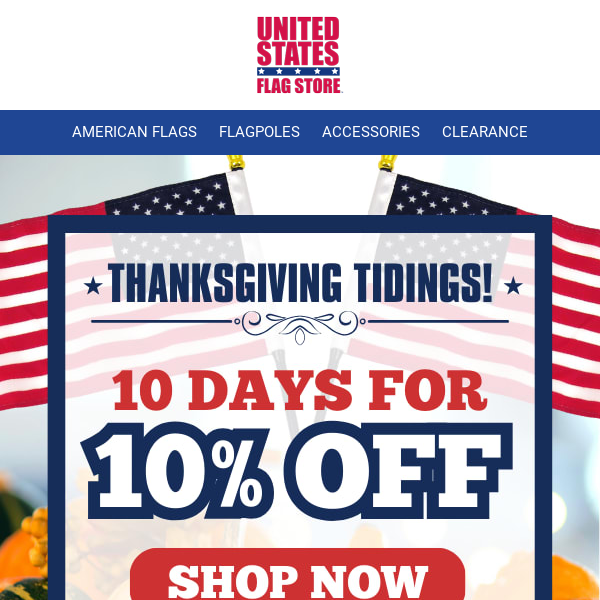 Thanksgiving Tidings Sale!