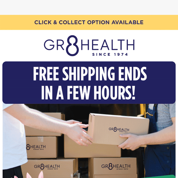Free Shipping Ends in a Few Hours! 📦 Hop Into Health