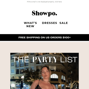 VIP ONLY: The Party 'It' List