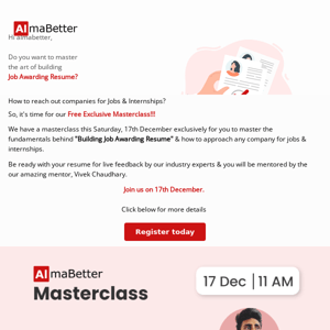 Masterclass - How to build Effective Portfolio! 