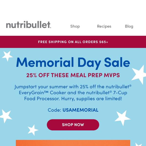 Get 25% off for Memorial Day!