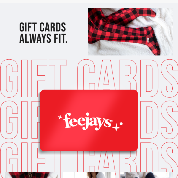 It's not too late! Gift cards always fit ...