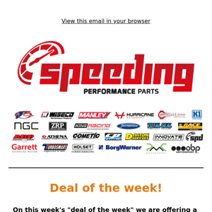 Deal of the week! 25% discount on performance fuel pumps!