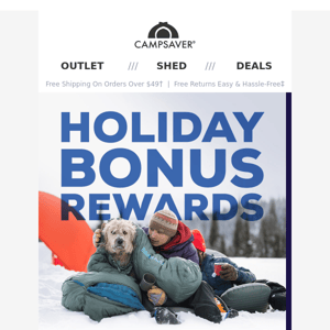 Get your Holiday Bonus Rewards!