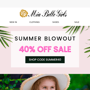 Mia Belle Girls, have you shopped our blowout sale yet?👀