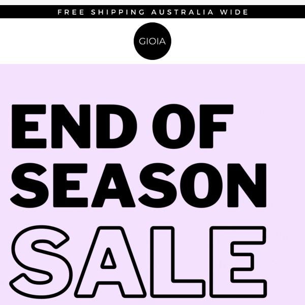 Want 20% off? 🤩 End of season sale