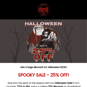 DON'T MISS Our Spooky Sale Eleven8-Seeds!!
