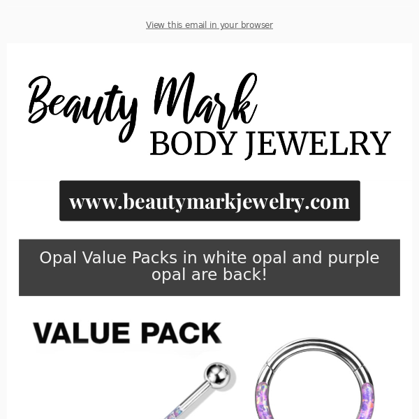 Opal Value Packs are back!
