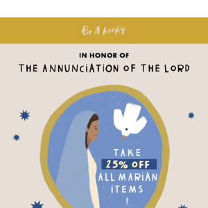 The Annunciation Sale! ⭐👼🏻🙏🏼