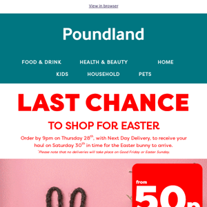 ❌ LAST CHANCE to shop EASTER with 3 for 2 OFFER!